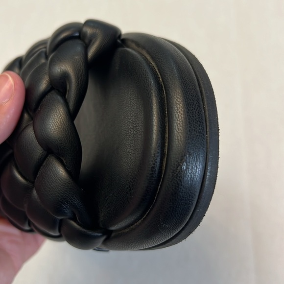 SEYCHELLES BRAIDED BELLISIMA SLIDE SANDALS IN BLACK SIZE 8 - Picture 9 of 13